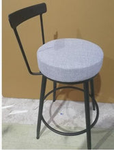 Load image into Gallery viewer, 65cm/75cm Nordic Bar Stools Cashier Stools Back Bar Stools Home Simple High Chair Fashion Casual Creative Golden Dining Chair